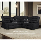 93 Breite Polyester/Wildleder 5-teiliges manuelles Relaxsofa-Schnittsofa