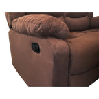 93 Breite Polyester/Wildleder 5-teiliges manuelles Relaxsofa-Schnittsofa