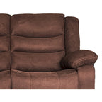 93 Breite Polyester/Wildleder 5-teiliges manuelles Relaxsofa-Schnittsofa