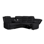 93 Breite Polyester/Wildleder 5-teiliges manuelles Relaxsofa-Schnittsofa