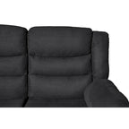 93 Breite Polyester/Wildleder 5-teiliges manuelles Relaxsofa-Schnittsofa