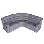 93 Breite Polyester/Wildleder 5-teiliges manuelles Relaxsofa-Schnittsofa