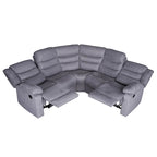 93 Breite Polyester/Wildleder 5-teiliges manuelles Relaxsofa-Schnittsofa
