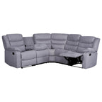 93 Breite Polyester/Wildleder 5-teiliges manuelles Relaxsofa-Schnittsofa
