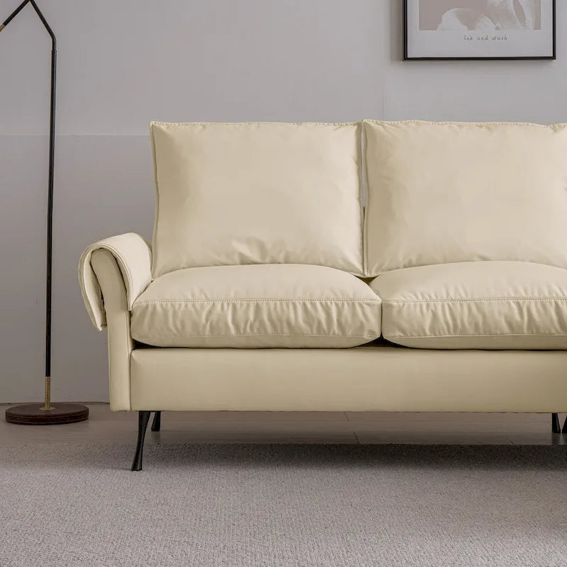 Modernes L-förmiges Schlafsofa mit umkehrbarer Recamiere