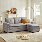L-förmiges Sektionalsofa mit wolkenähnlichen Sitzen – 209 cm – Perfekt für das Wohnzimmer