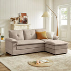L-förmiges Sektionalsofa mit wolkenähnlichen Sitzen – 209 cm – Perfekt für das Wohnzimmer