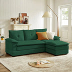L-förmiges Sektionalsofa mit wolkenähnlichen Sitzen – 209 cm – Perfekt für das Wohnzimmer