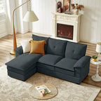 L-förmiges Sektionalsofa mit wolkenähnlichen Sitzen – 209 cm – Perfekt für das Wohnzimmer