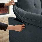 L-förmiges Sektionalsofa mit wolkenähnlichen Sitzen – 209 cm – Perfekt für das Wohnzimmer
