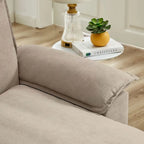L-förmiges Sektionalsofa mit wolkenähnlichen Sitzen – 209 cm – Perfekt für das Wohnzimmer