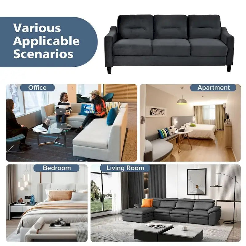 Bequeme Sektionssofas für Wohnzimmer/Schlafzimmer/Büro/kleine Räume