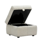 87.7 Sektionssofa Gemütliches Teddy-Fleece-Stoff Sektionssofa Couch