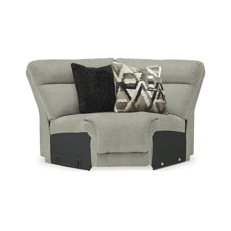 Signature Design by Ashley Colleyville Gray 5-teiliges Power-Liegesofa mit Chaise – 105B x 106T x 39H