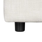 L-förmiges modulares Ecksofa mit abnehmbaren Rückenkissen und 3 Kissen
