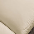 Modernes L-förmiges Sofa aus Kunstleder mit umkehrbarer Recamiere