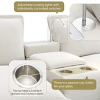 Harper&Bright Designs Modernes multifunktionales Sektionssofa Wolke