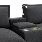 Harper&Bright Designs Modernes multifunktionales Sektionssofa Wolke