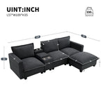 Harper&Bright Designs Modernes multifunktionales Sektionssofa Wolke
