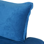 U-förmiges Sektionalsofa für das Wohnzimmer, wandelbares Sektionssofa aus Samt mit Ottomanen