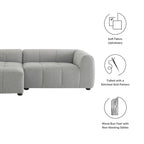 Liana Modulares Polstersofa mit Récamiere, linke Ausrichtung