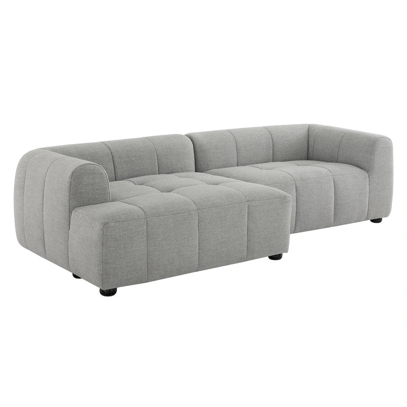 Liana Modulares Polstersofa mit Récamiere, linke Ausrichtung