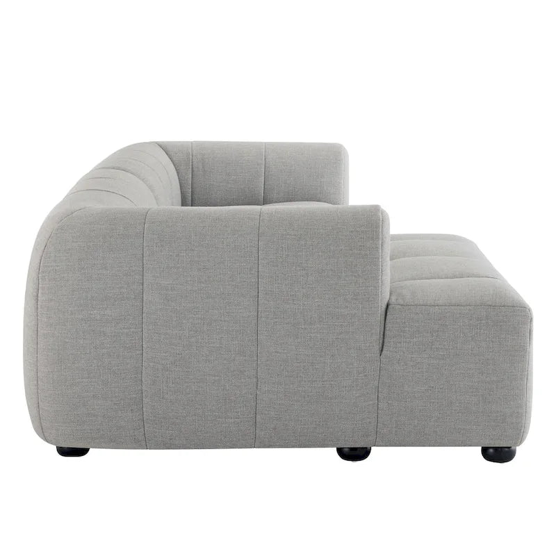 Liana Modulares Polstersofa mit Récamiere, linke Ausrichtung