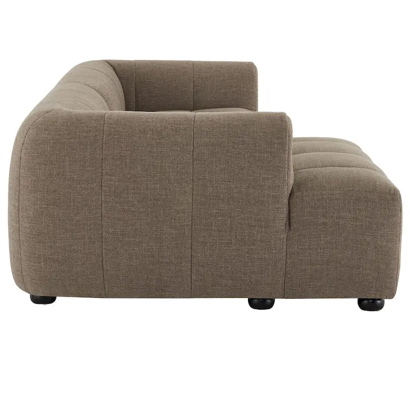 Liana Modulares Polstersofa mit Récamiere, linke Ausrichtung