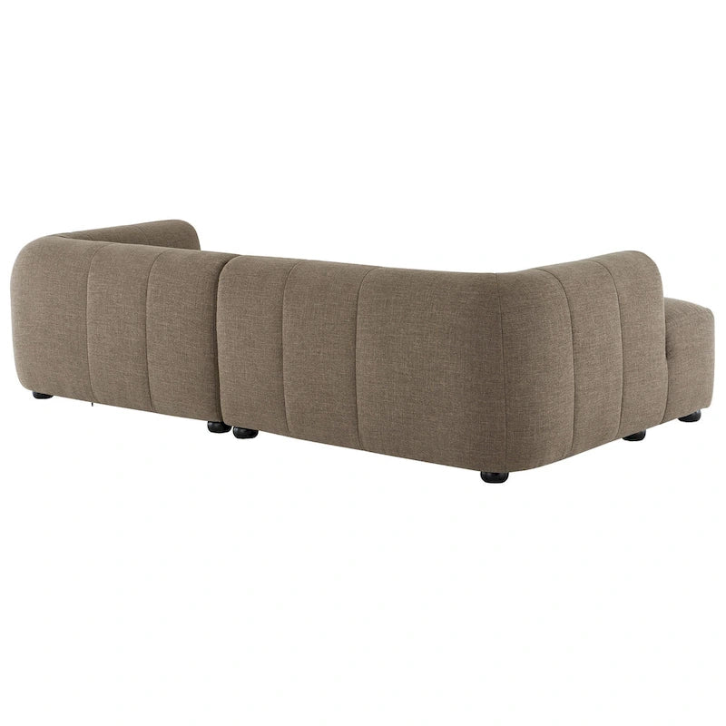 Liana Modulares Polstersofa mit Récamiere, linke Ausrichtung