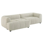 Liana Modulares Polstersofa mit Récamiere, linke Ausrichtung