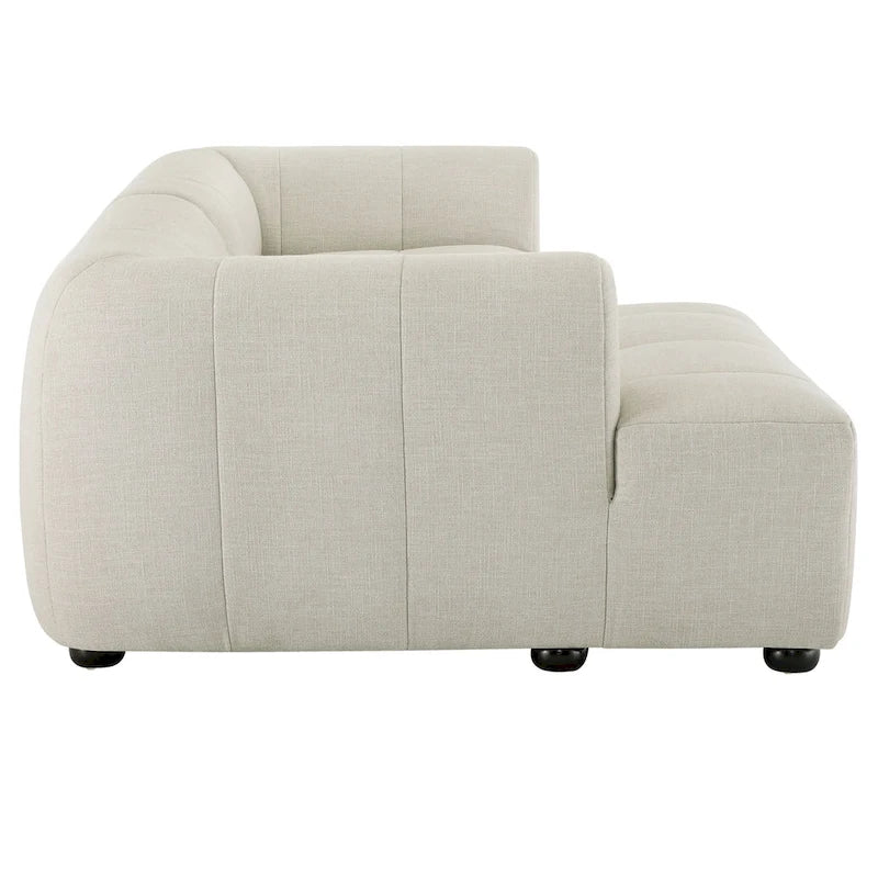 Liana Modulares Polstersofa mit Récamiere, linke Ausrichtung