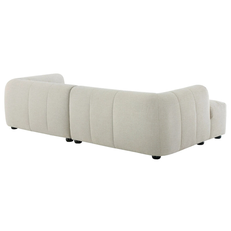 Liana Modulares Polstersofa mit Récamiere, linke Ausrichtung
