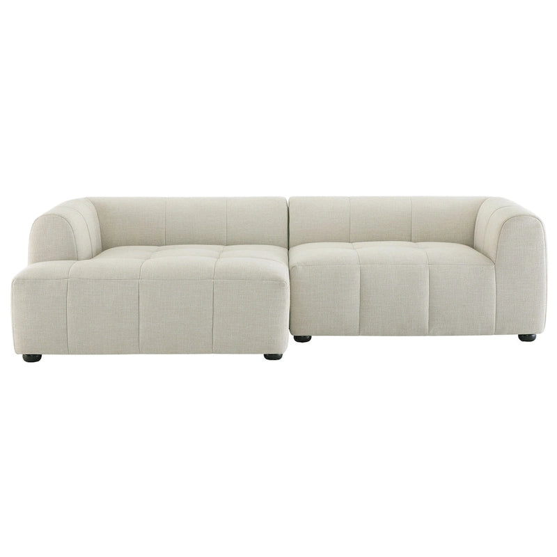 Liana Modulares Polstersofa mit Récamiere, linke Ausrichtung