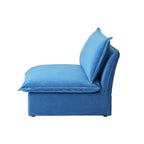 Modulares Schnittsofa, 162.98 Samt L-förmiges Sofa mit Ottomane