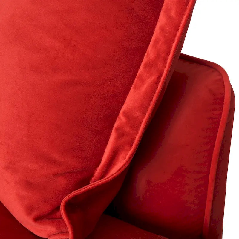 Modulares Schnittsofa, 162.98 Samt L-förmiges Sofa mit Ottomane