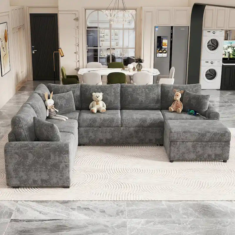 Schnittsofa Ausziehbares Schlafsofa