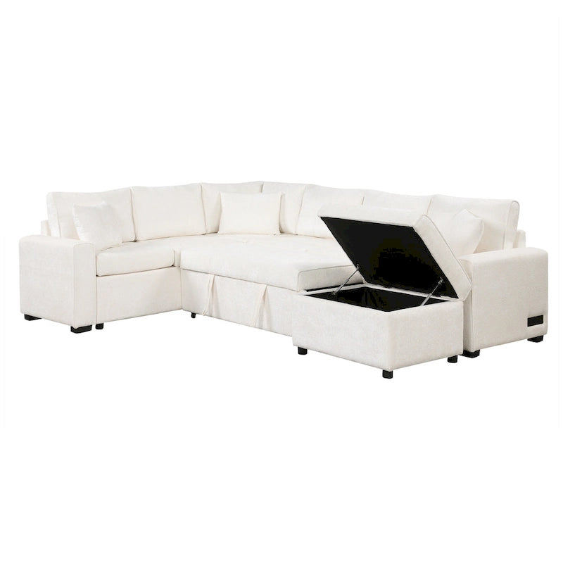 Schnittsofa Ausziehbares Schlafsofa