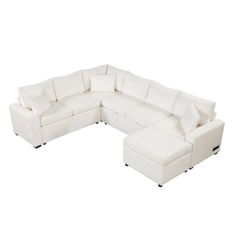 Schnittsofa Ausziehbares Schlafsofa