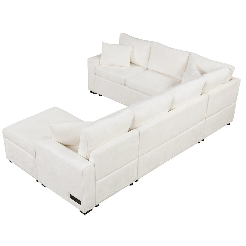 Schnittsofa Ausziehbares Schlafsofa