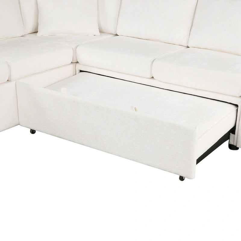 Schnittsofa Ausziehbares Schlafsofa