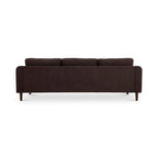 NADAAL STUDIOS Drew, Sektionalsofa mit umkehrbarer Recamiere, Dunkelbraun - 98 X 59,2 X 33,5