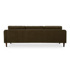 NADAAL STUDIOS Drew, Sektionalsofa mit umkehrbarer Recamiere, Dunkelbraun - 98 X 59,2 X 33,5
