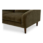 NADAAL STUDIOS Drew, Sektionalsofa mit umkehrbarer Recamiere, Dunkelbraun - 98 X 59,2 X 33,5