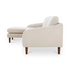 NADAAL STUDIOS Drew, Sektionalsofa mit umkehrbarer Recamiere, Dunkelbraun - 98 X 59,2 X 33,5