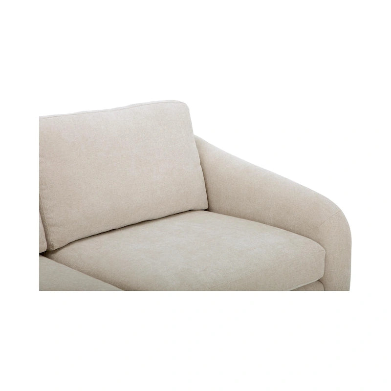 NADAAL STUDIOS Drew, Sektionalsofa mit umkehrbarer Recamiere, Dunkelbraun - 98 X 59,2 X 33,5