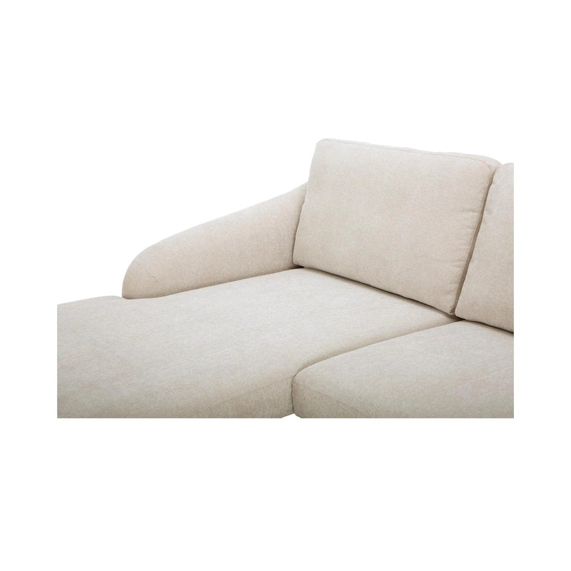 NADAAL STUDIOS Drew, Sektionalsofa mit umkehrbarer Recamiere, Dunkelbraun - 98 X 59,2 X 33,5