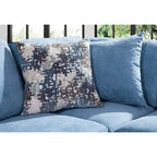American Furniture Classics Bluebell Ecksofa Modell A414V5-K2 in U-Form mit 4 Zierkissen