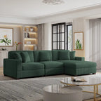 Übergroßes L-förmiges modulares Ecksofa-Set Polstersofa Couch