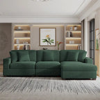Übergroßes L-förmiges modulares Ecksofa-Set Polstersofa Couch