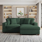 Übergroßes L-förmiges modulares Ecksofa-Set Polstersofa Couch